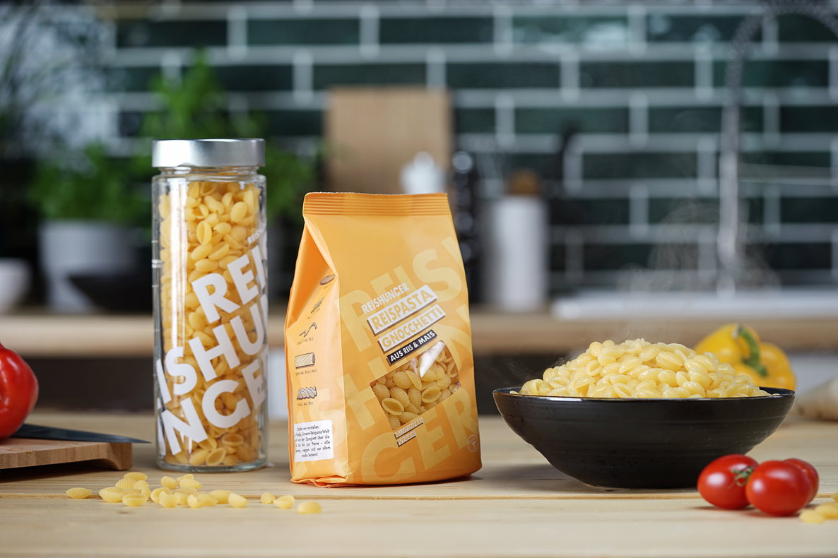 Reishunger Reispasta Gnocchetti aus Mais und Reis